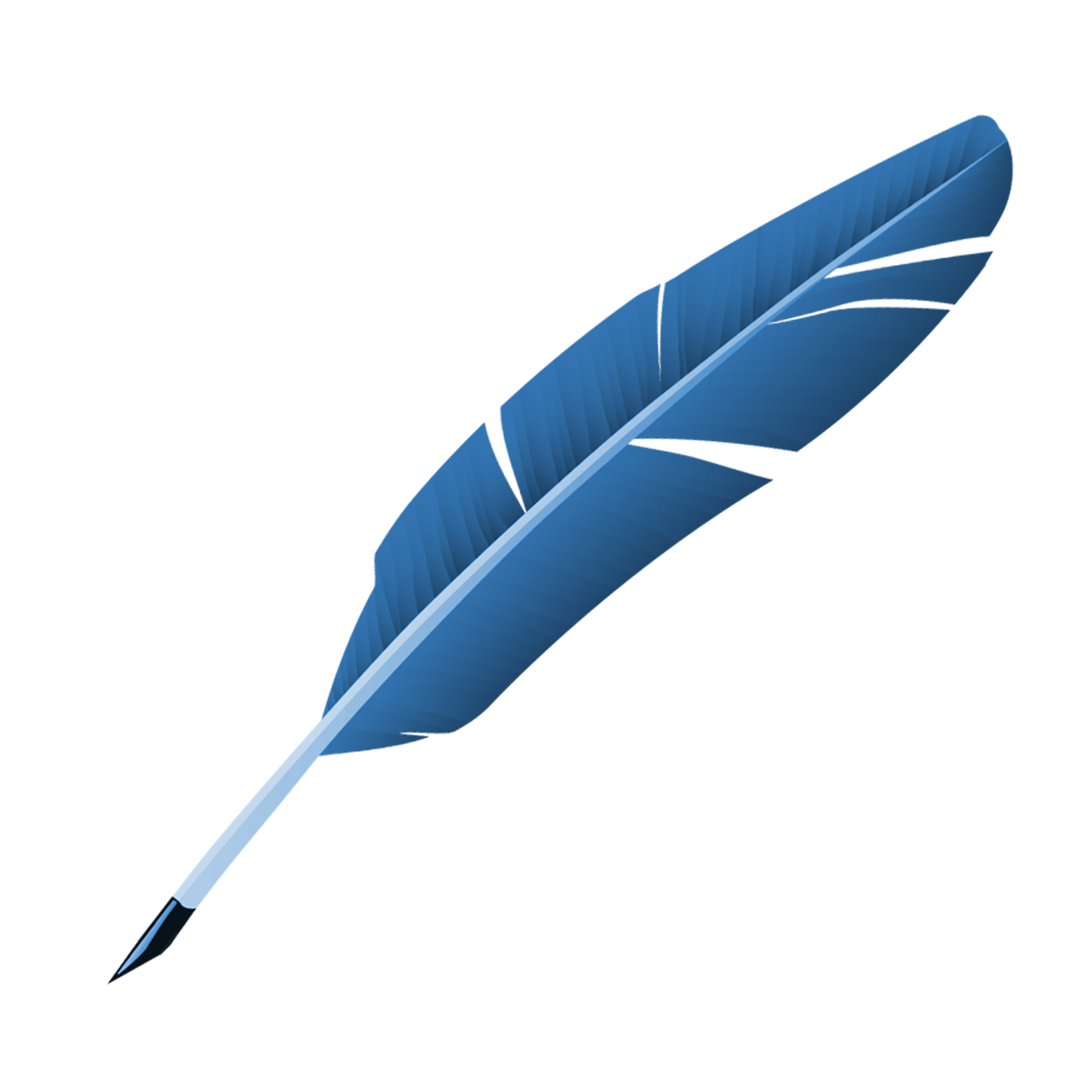 feathers clipart blue feather