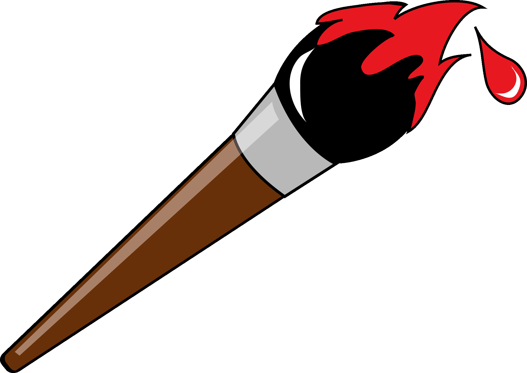 Gambar Paintbrush Clipart Art - Gatotkaca Search