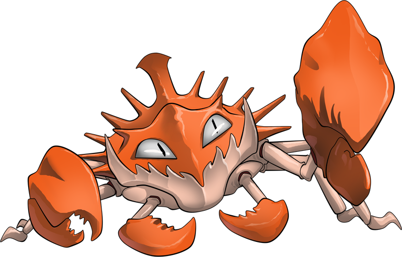 Pokemon clipart krabby, Pokemon krabby Transparent FREE for download on ...