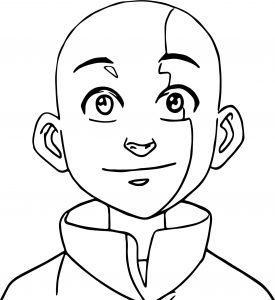 Aang O Avatar Aang Coloring Page