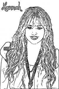 Hannah Montana Coloring Page 46