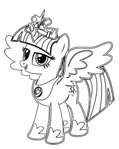 Princess Twilight Sparkle Coloring Page 267