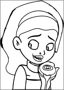 Rose Winter American Dragon Free A4 Printable Coloring Page