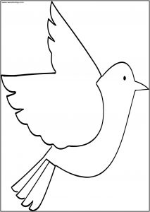 To Bird Free A4 Printable Coloring Page