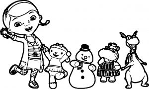 doc lambie hallie stuffy chilly coloring page