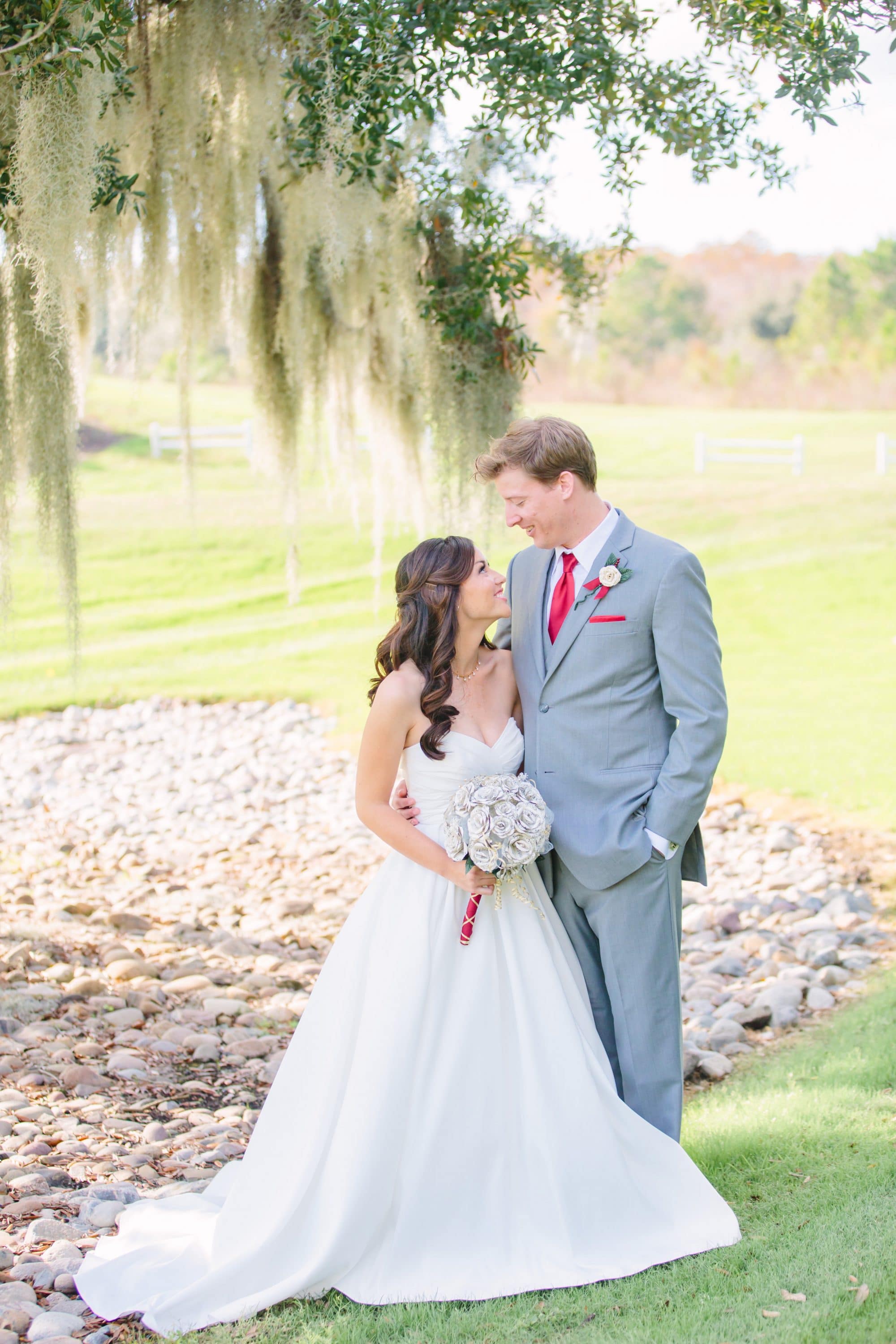 Falcon's Fire Golf Club - bride and groom on golf course