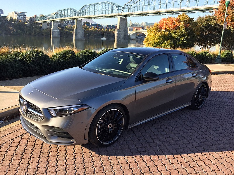 The 2019 Mercedes-Benz A220 4MATIC sedan features all-wheel-Drive. / Photo  by Mark Kennedy
