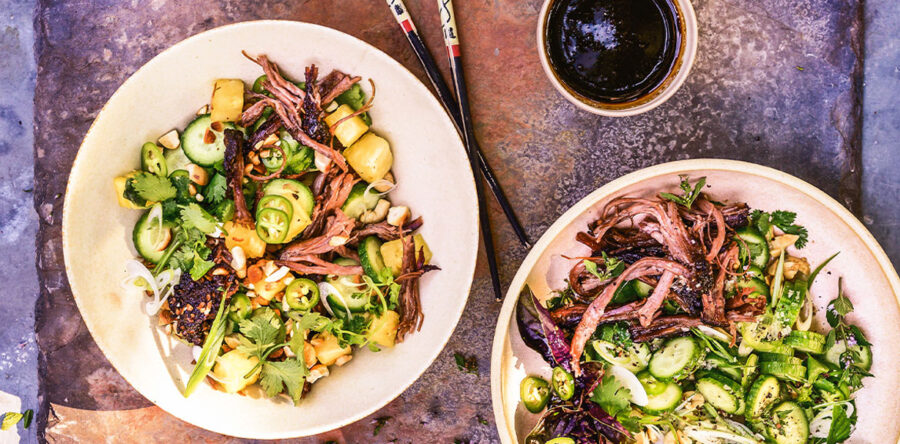 Steven Raichlen’s Vietnamese Crispy Brisket Salad