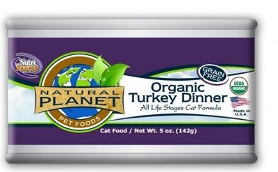 Natural Planet Organics Turkey Dinner Canned Cat Food