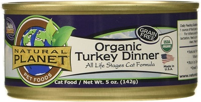 Natural Planet Organics Turkey Dinner Canned Cat Food