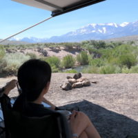 Mono Lake Camping view