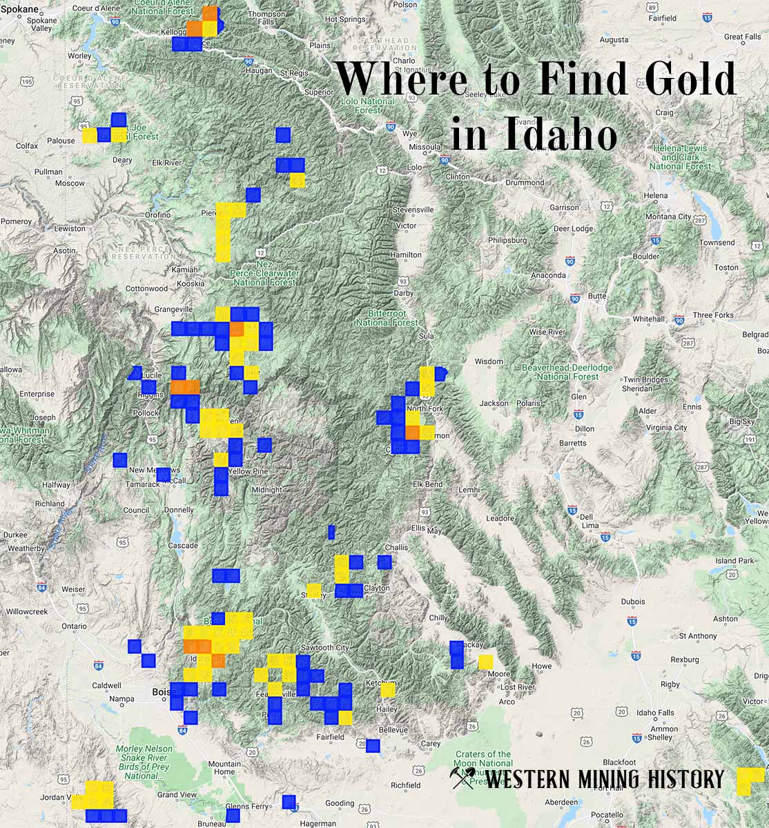 Where to Find Gold in Idaho