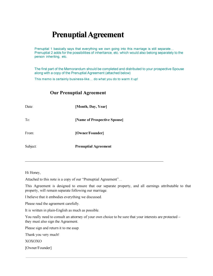 30+ Prenuptial Agreement Samples & Forms   Template Lab