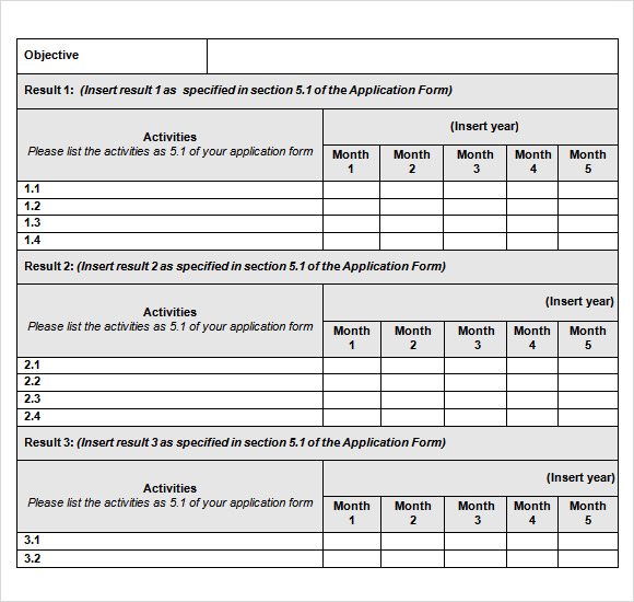 work plan template word   Ecza.solinf.co