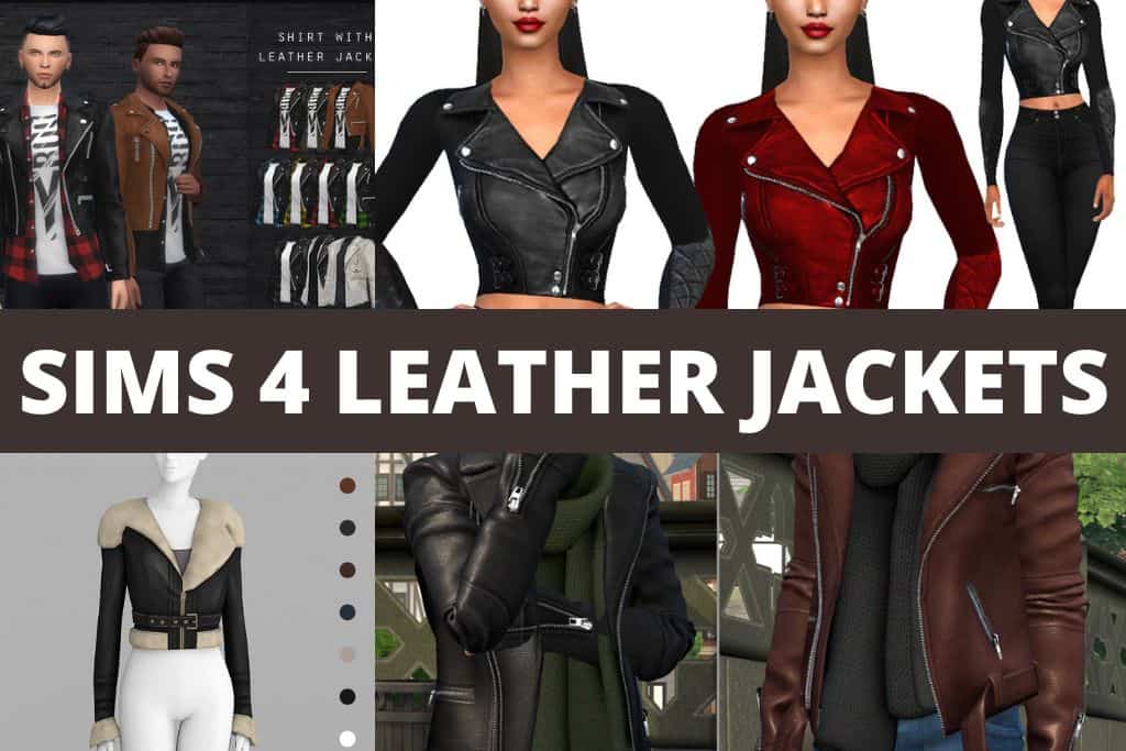 19+ Sims 4 Leather Jackets: Upgrade Your Sims' Style - We Want Mods