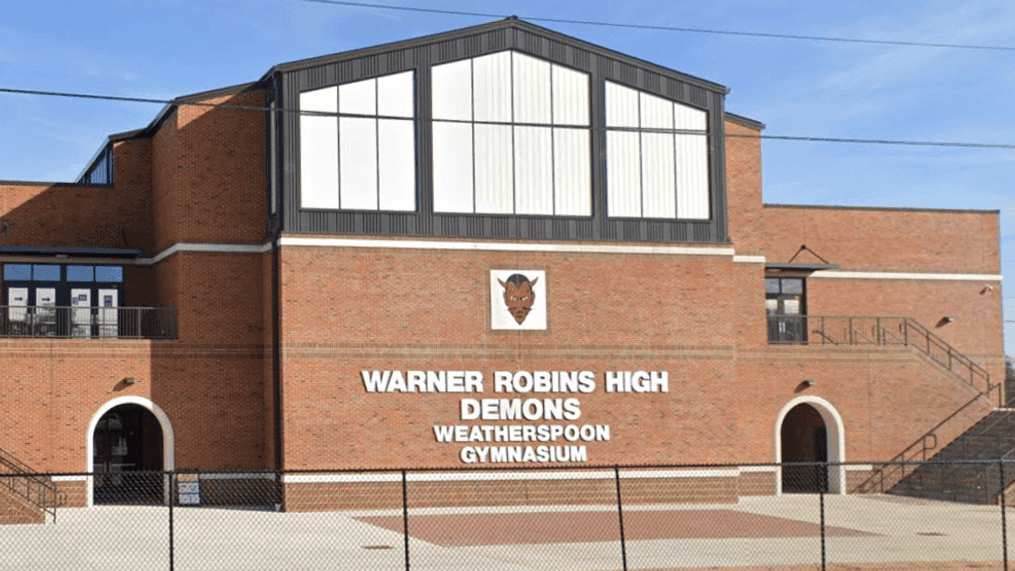 Warner Robins High School (WGXA) | Image courtesy of Google Maps Street View