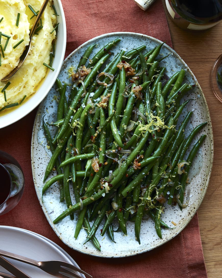 Spicy Garlic Green Beans