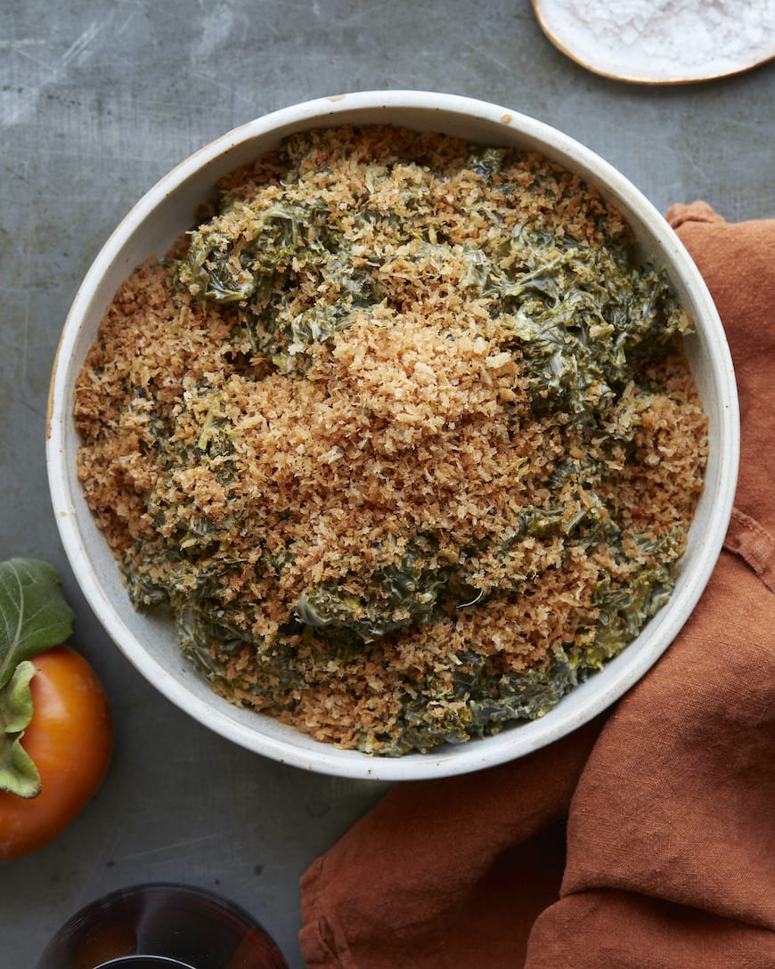 Cheesy Creamed Kale