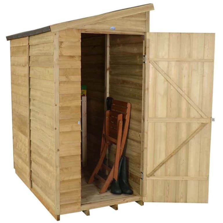 6x3ft forest wooden pent shed