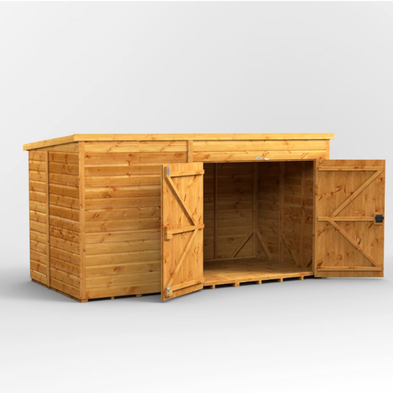 Oren 10' x 5' shiplap pent bike shed