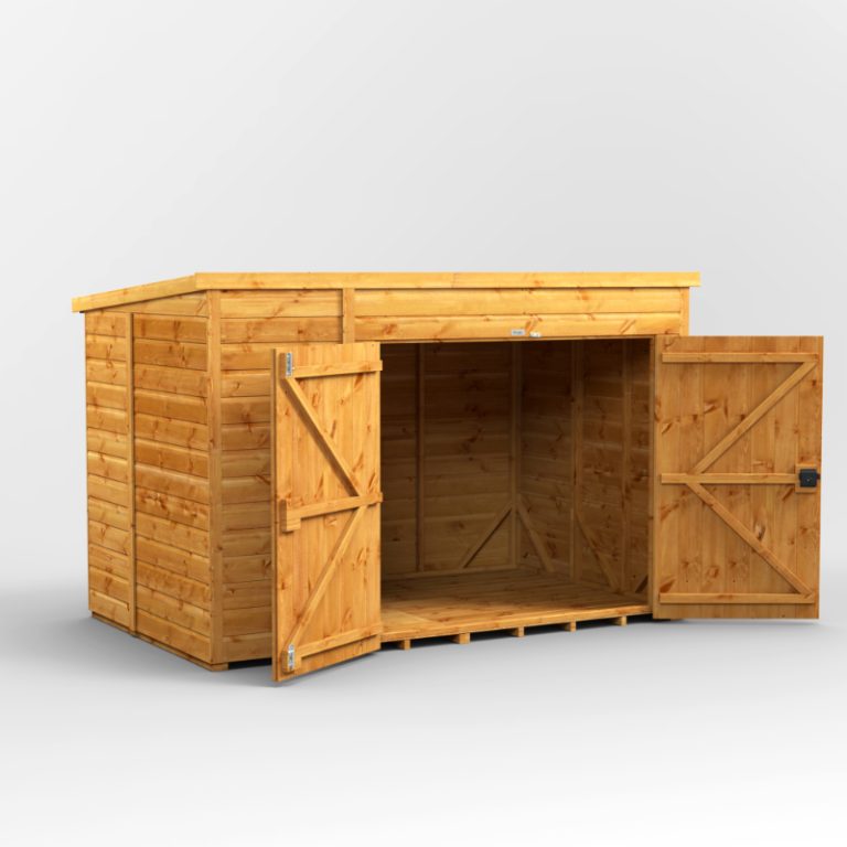 8' x 5' Oren Shiplap Pent Bike Shed for secure outdoor bicycle storage and protection from the elements.