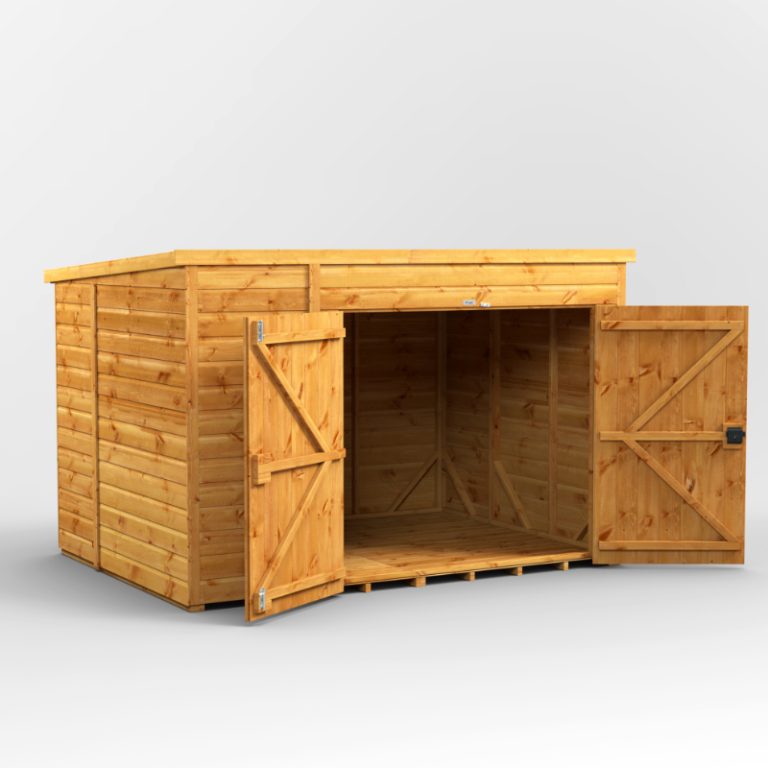 Secure Oren 8' x 6' Shiplap Pent Bike Shed for outdoor bike storage