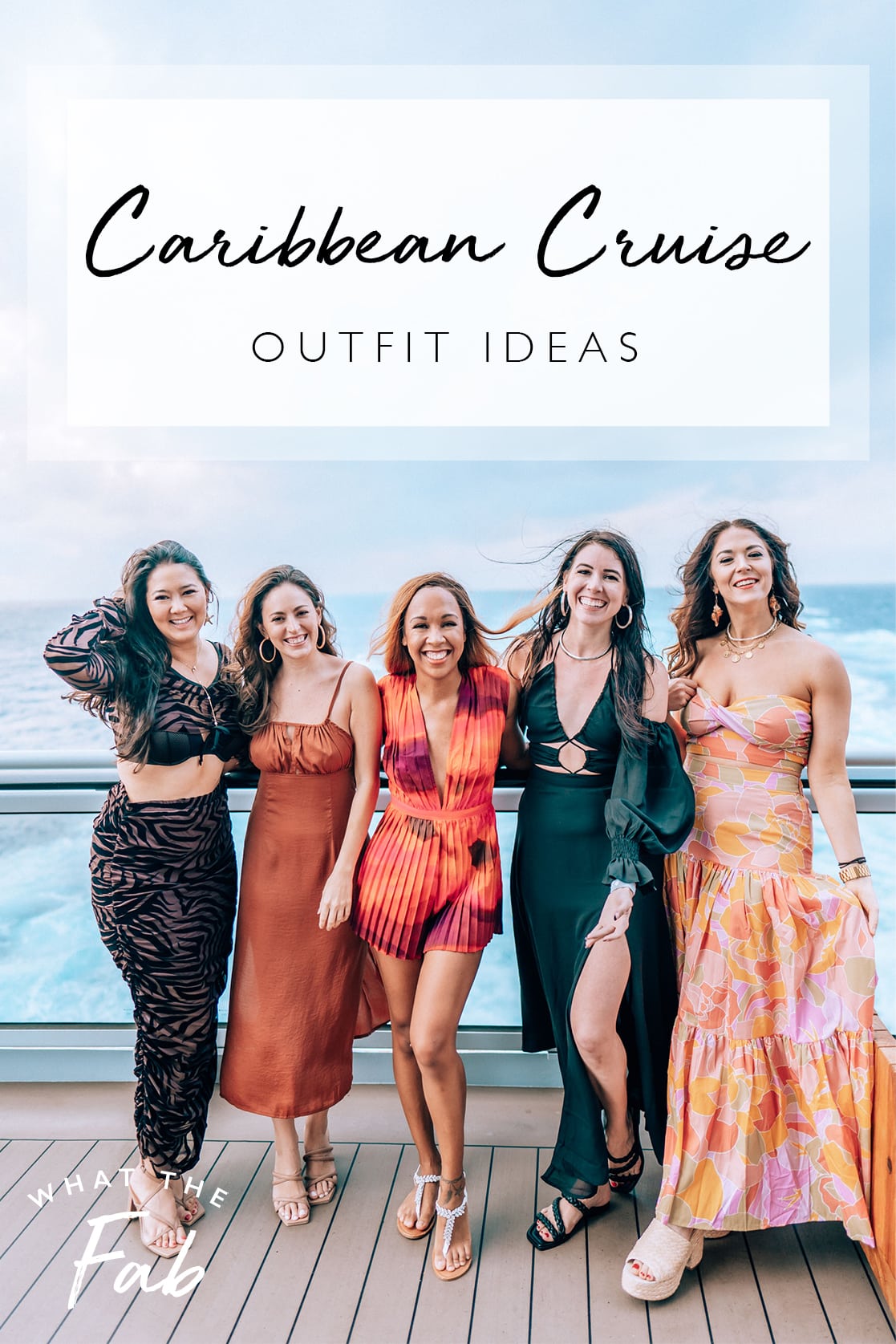 Caribbean cruise outfits, by fashion blogger What The Fab