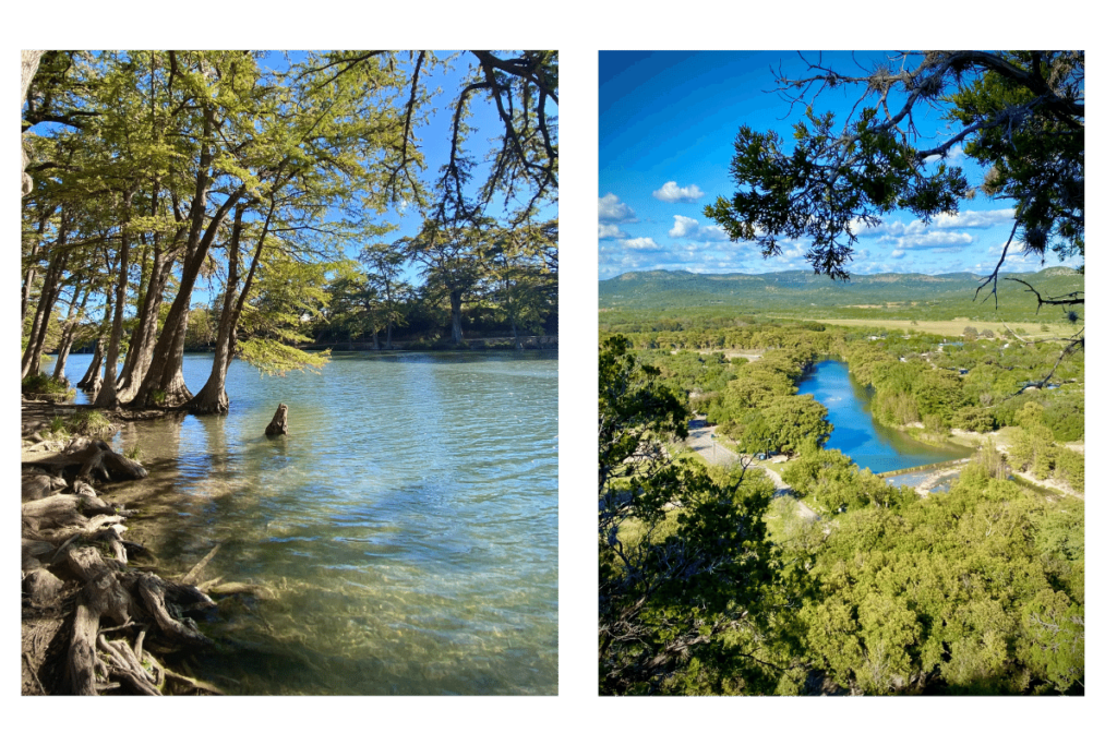 where is laura traveling, the frio river at garner state park 