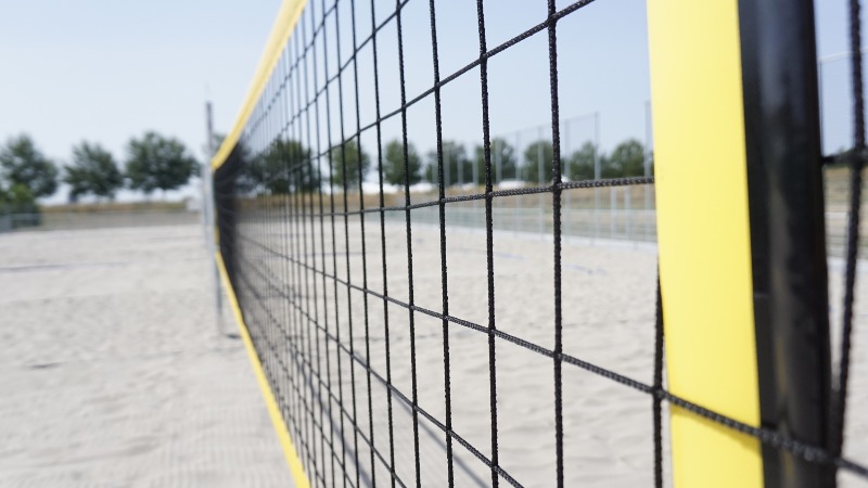 Nets for beach badminton