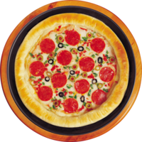 food & Pizza free transparent png image.