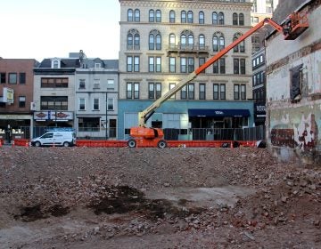 The site at 702 Sansom Street