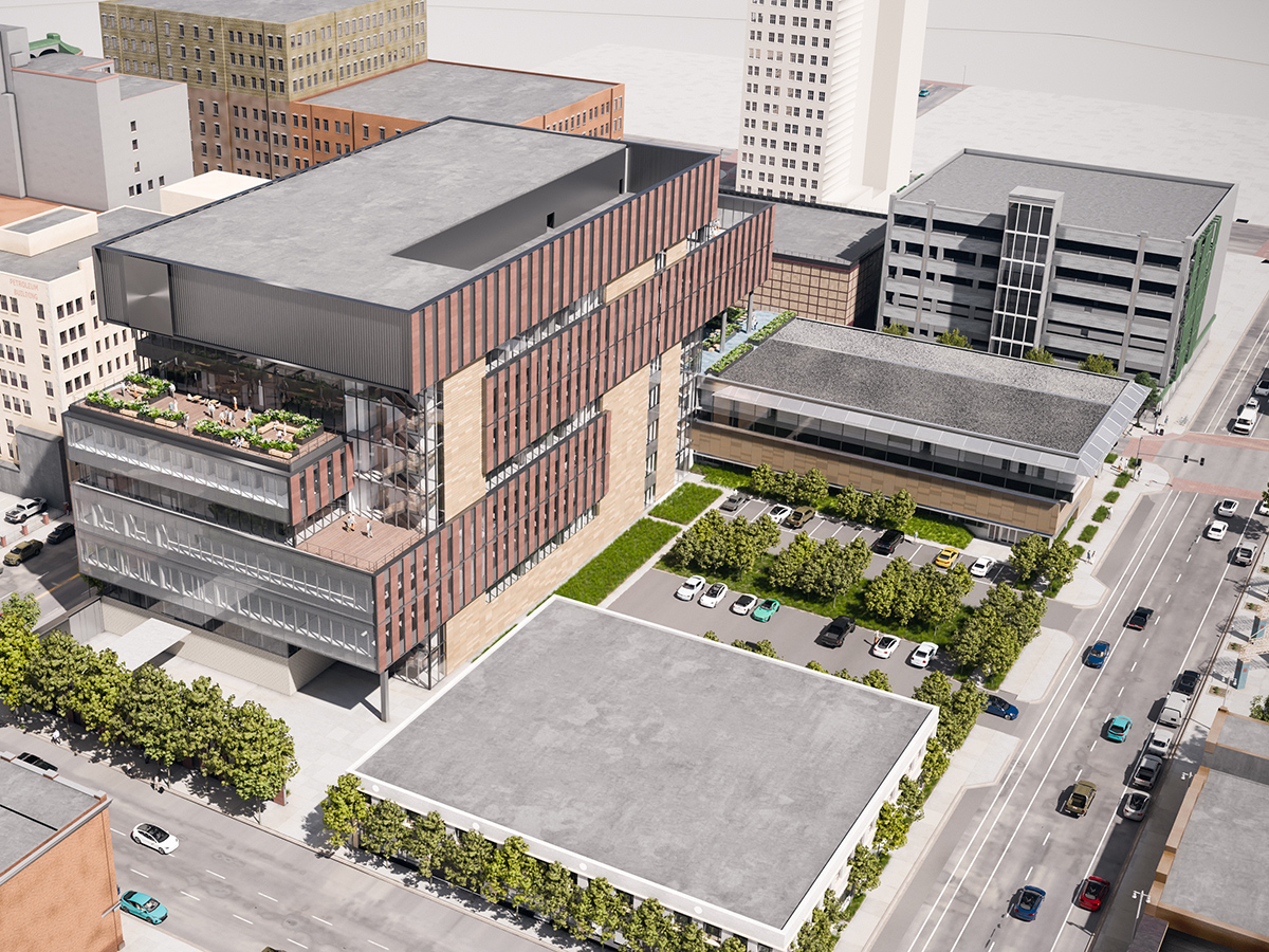 Rendering of Wichita Biomedical Campus