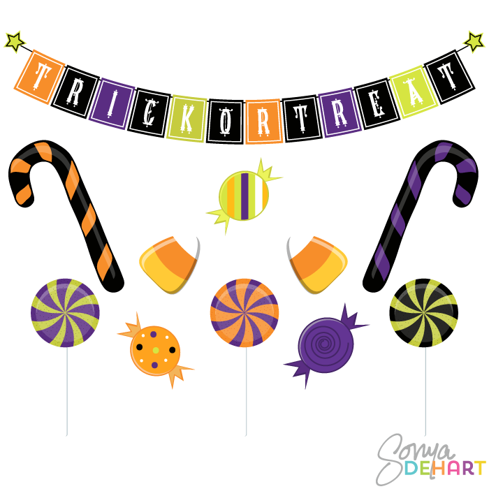 Candy Word Clip Art