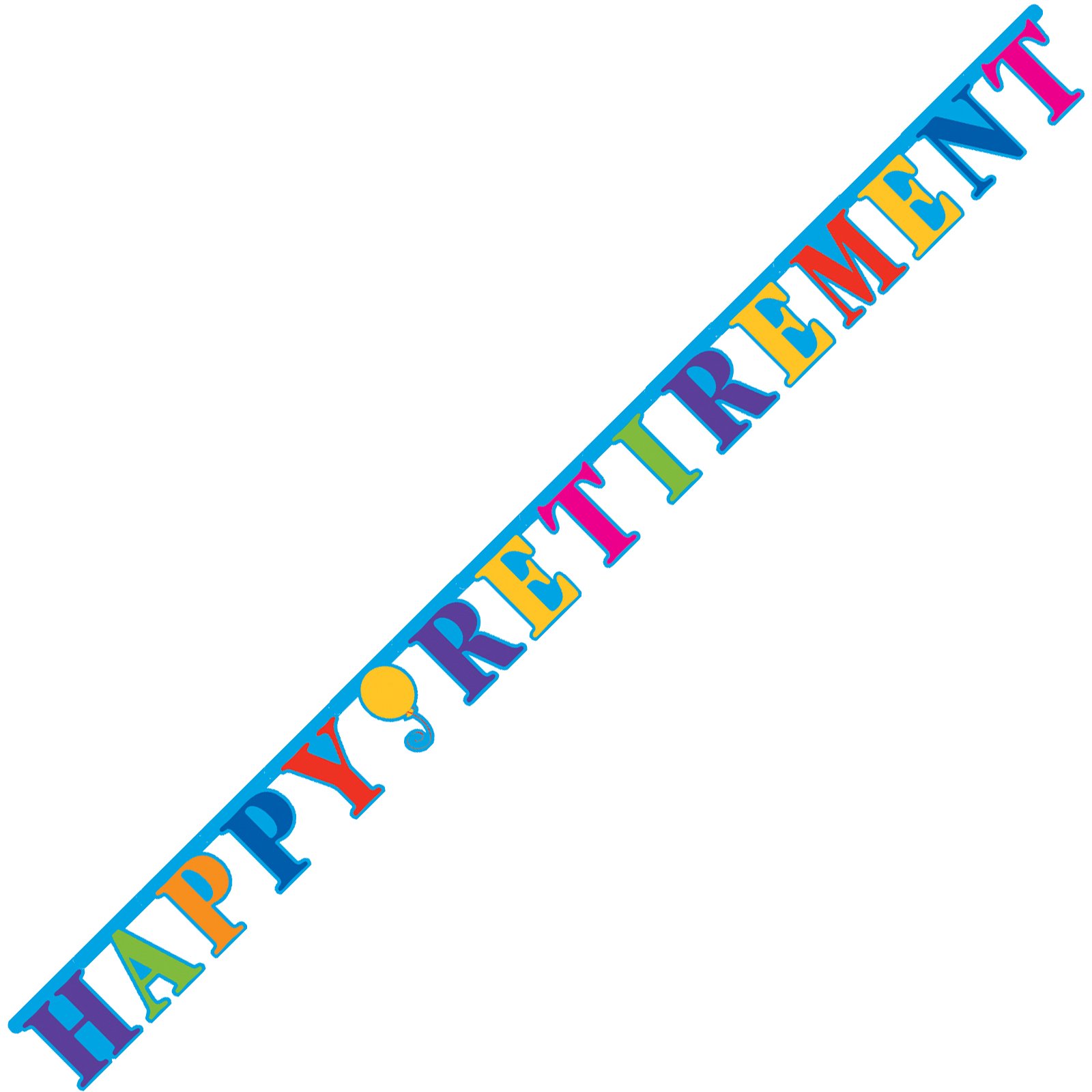 Retirement party banner clipart