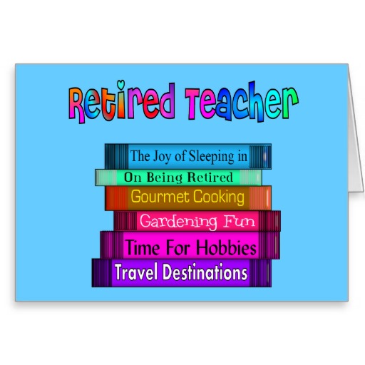 Teacher retirement clipart 5