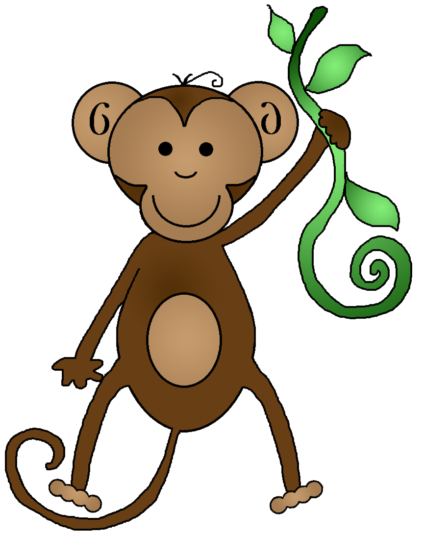 Monkey face clipart 18