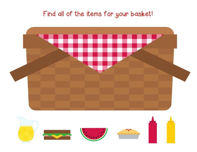 Picnic basket clip art free clipart images 3