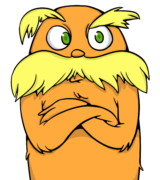 The lorax by beeblez on clipart library clip art library