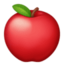 red apple Emoji on Facebook