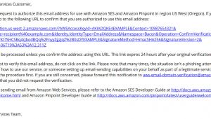 Amazon Ses Email Templates Using Custom Verification Email Templates Amazon Simple