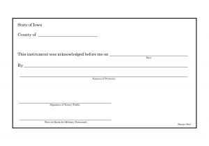 Notary Receipt Template 6 Best Images Of Notarized Receipt Of Payment Notary