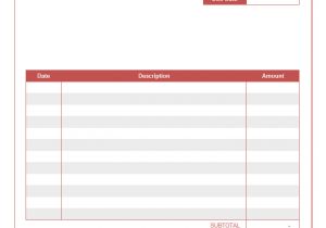 Notary Receipt Template Notary Invoice Template