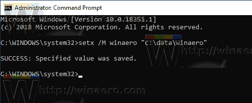 Windows 10 Cmd New System Environment Vairable