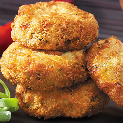 thai fish patties on a plate