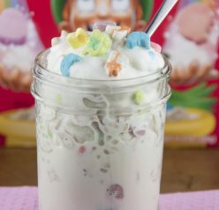 The Best Lucky Charms Dairy Queen Blizzard Ice Cream dessert recipe that is great for St. Patrick's day or any special occasion!