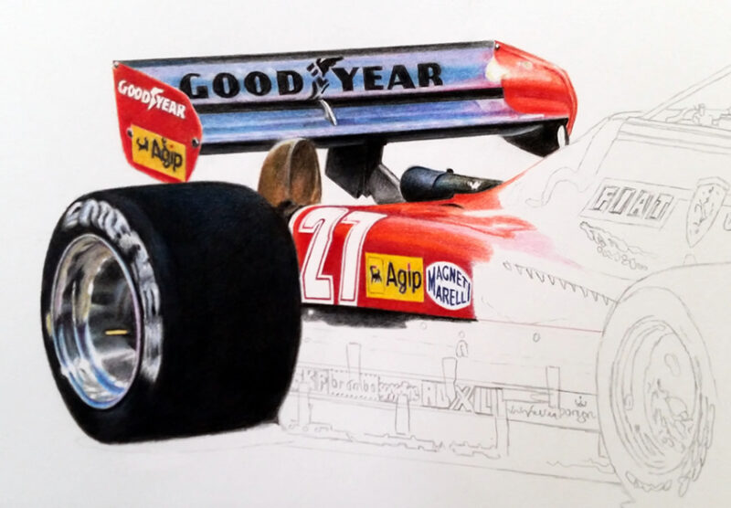 Gilles Villeneuve, Ferrari 126 C2 - Prints - Image 6