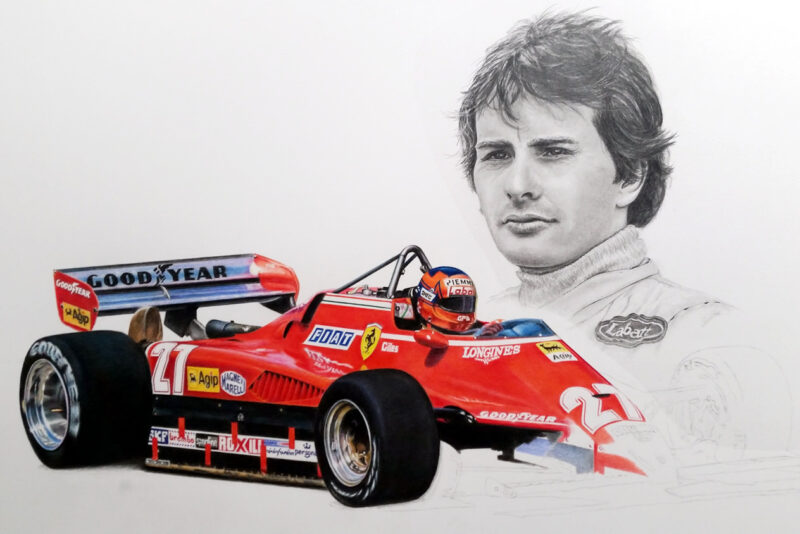 Gilles Villeneuve, Ferrari 126 C2 - Prints - Image 8