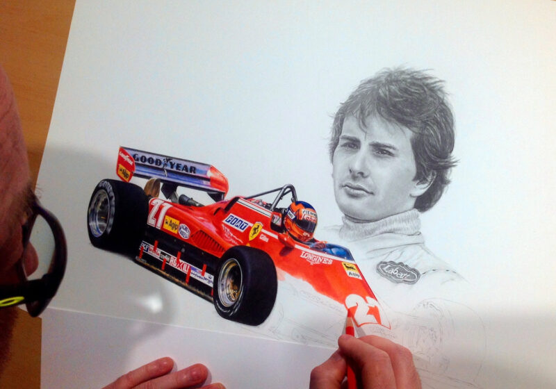 Gilles Villeneuve, Ferrari 126 C2 - Prints - Image 4