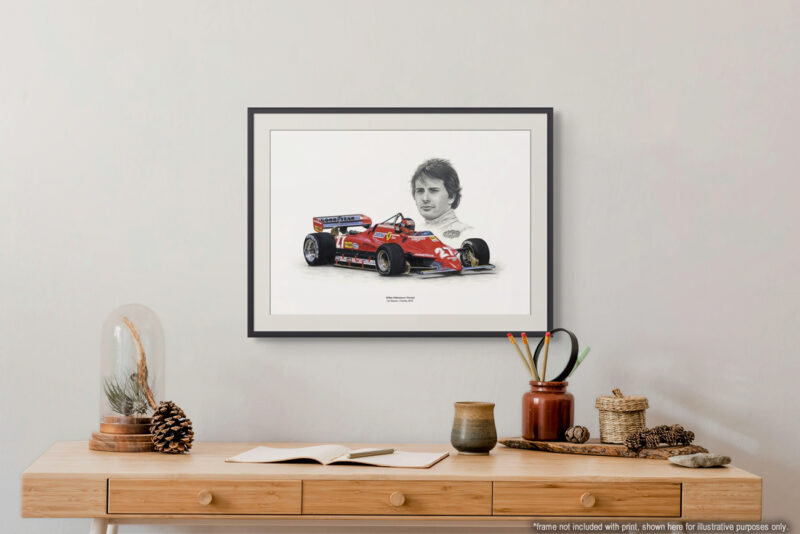 Gilles Villeneuve, Ferrari 126 C2 - Prints - Image 3