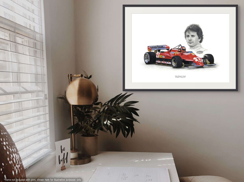 Gilles Villeneuve, Ferrari 126 C2 - Prints - Image 2